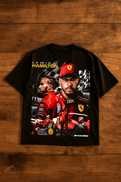 Camiseta HAMILTON FERRARI Double Design