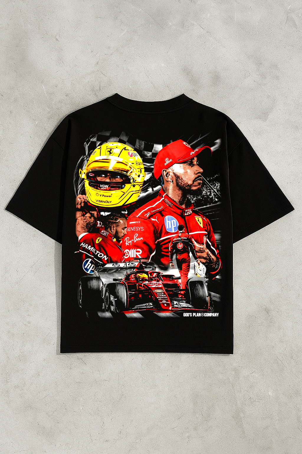 Camiseta HAMILTON FERRARI Double Design