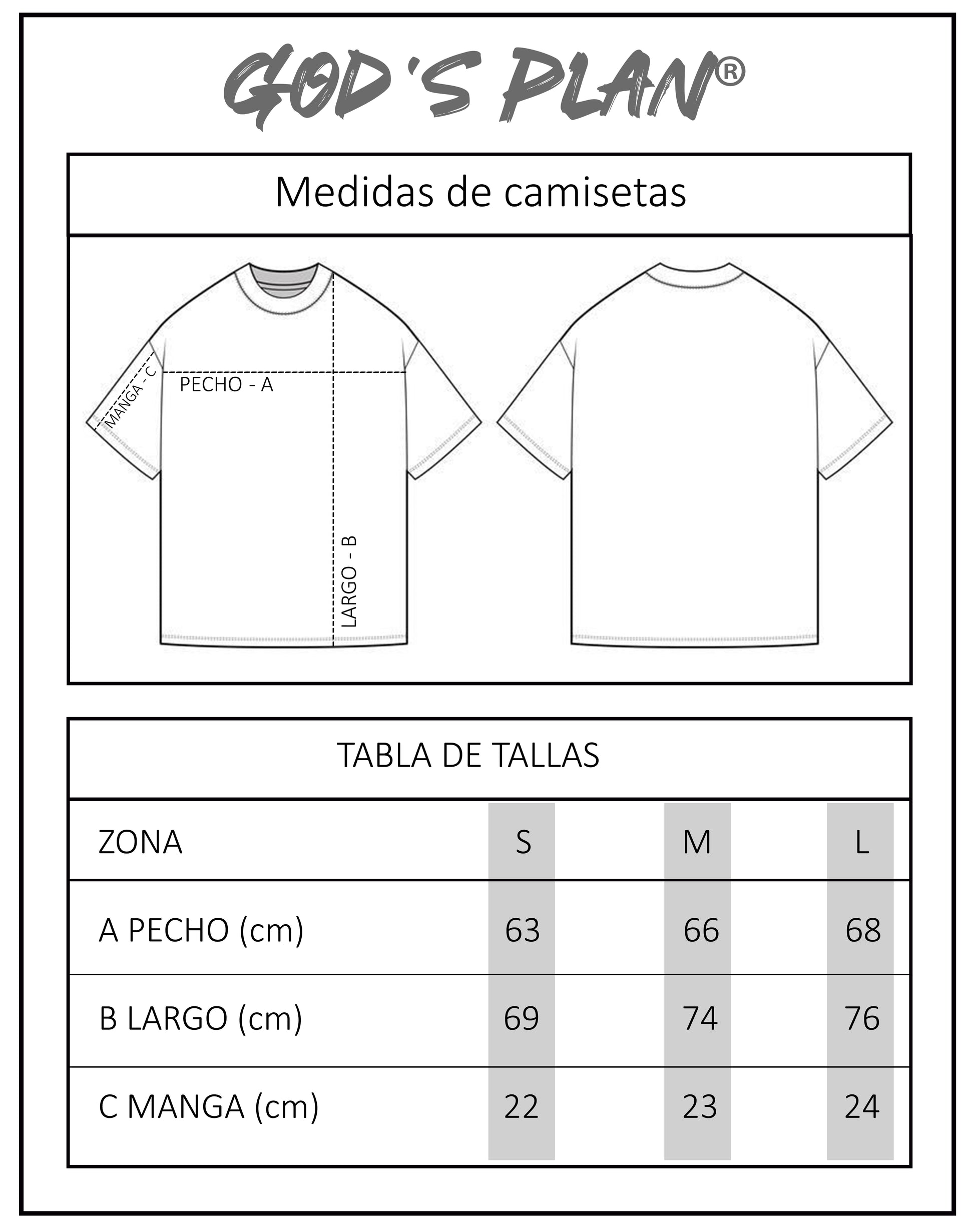 Medida de Camisetas